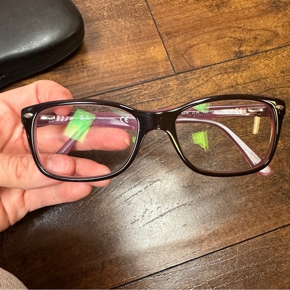 Ray-Ban Prescription Frames in color Polished Brown On Pink Model RX5228 - Picture 3 of 8